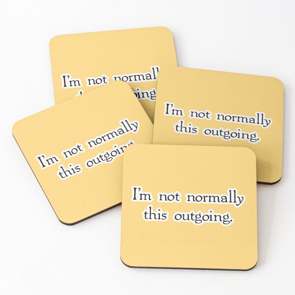 Item preview, I’m not normally this outgoing, version 3 designed and sold by mntimg.