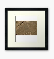 UFOs Aliens Crop Circle Framed Print