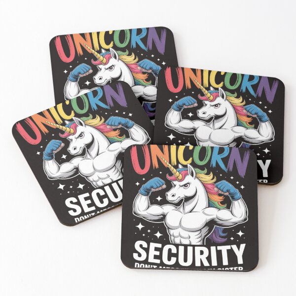 Item preview, Unicorn Security Dont Mess With My Sister Brother designed and sold by LapFemile.