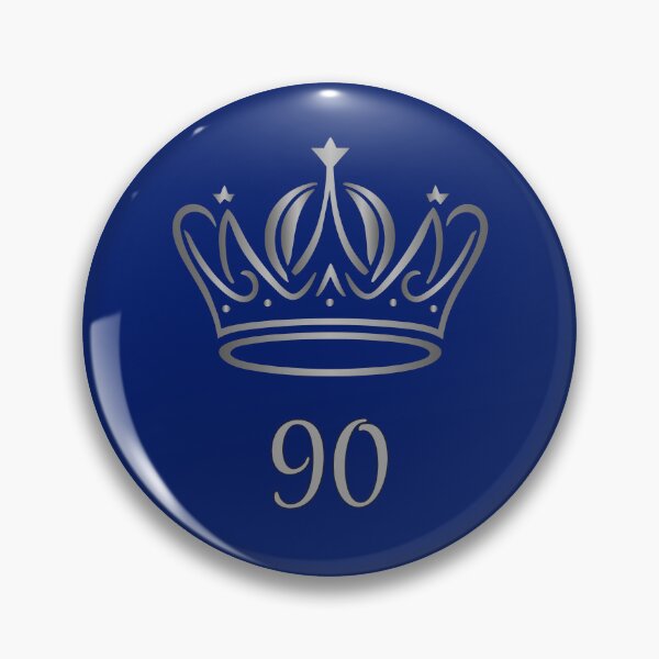 Item preview, 90 Years of Age, King or Queen with Silver Crown, Royalty  designed and sold by AASparksDesigns.
