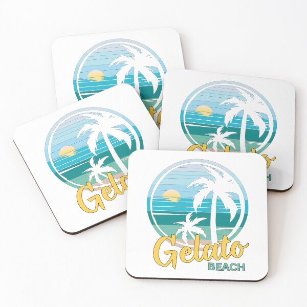 Item preview, Gelato Beach - Retro Sunset, Video Gamer designed and sold by Sun Sand & Sea Art.