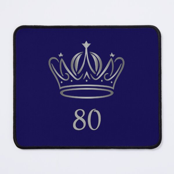 Item preview, 80 Years of Age, King or Queen with Silver Crown, Royalty  designed and sold by AASparksDesigns.