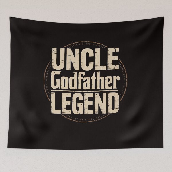 Item preview, Uncle Godparent Hero Message Uncle Godfather Legend For A Favorite Uncle Family Baptism designed and sold by LapFemile.