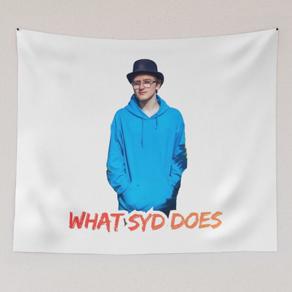 Item preview, Whatsyddoes "Blue hoodie/Tophat" designed and sold by Whatsyddoes.