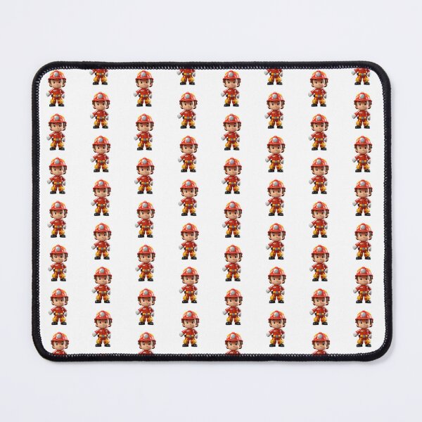 Item preview, Fireman Cartoon Character designed and sold by New-School-Wave.