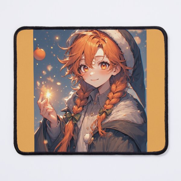 Item preview, Magical anime girl at Christmas designed and sold by ArtsJulian.