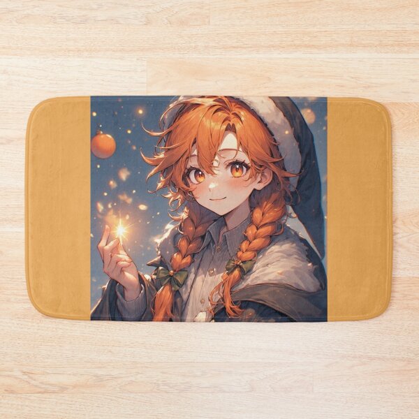 Item preview, Magical anime girl at Christmas designed and sold by ArtsJulian.
