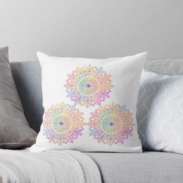 Item preview, Trio of Rainbow Mandalas designed and sold by CarolBeeDesigns.
