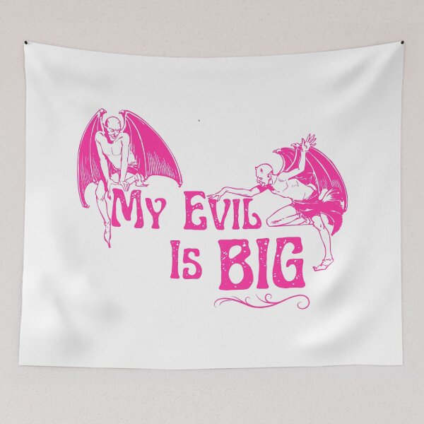 Item preview, My Evil is Big Creepy Demons, Pink designed and sold by UNK-Fatigues.