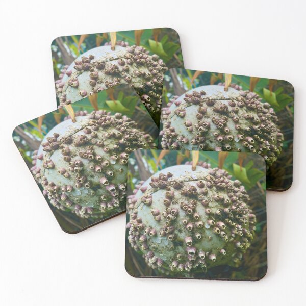 Item preview, Barnacle-Covered Sea Orb – Coastal Ocean Texture designed and sold by TrisaThyme.