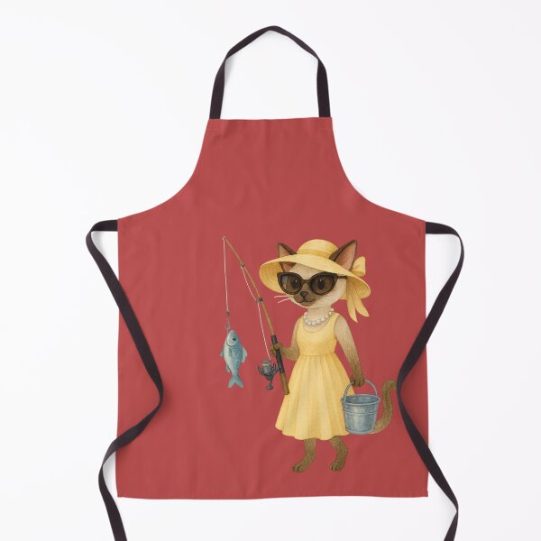 Item preview, Cat Mom Gone Fishing – Cute Outdoor Adventure Cat Lover Design designed and sold by Thanineemedia.