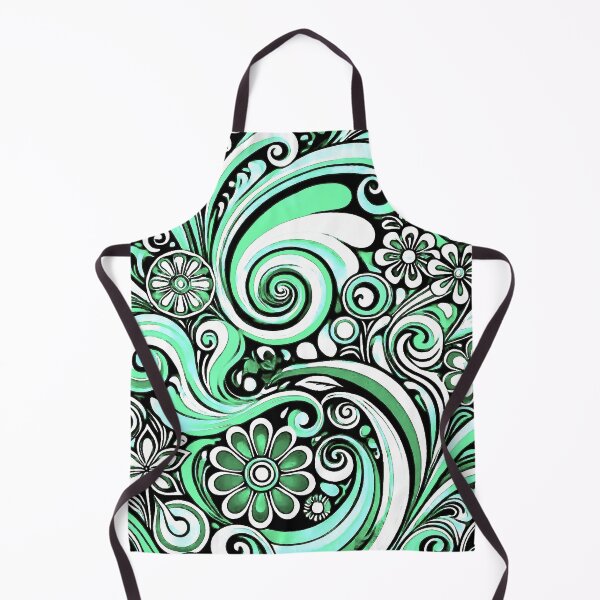 Item preview, Green Swirl Abstract designed and sold by ViaARTfactory.