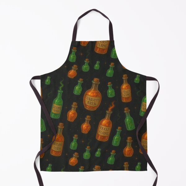 Item preview, Harvest Brew Potions – Autumn Alchemist Seamless Pattern designed and sold by AlcheArtsStudio.
