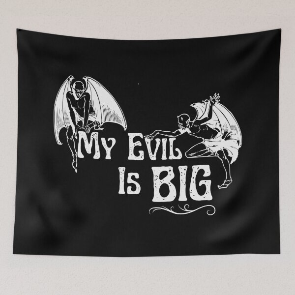 Item preview, My Evil is Big Creepy Demons, White designed and sold by UNK-Fatigues.