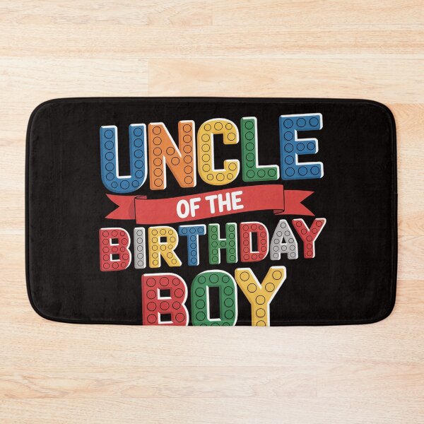 Item preview, Uncle Birthday Boy Building Bricks Family Party Decoration designed and sold by LapFemile.