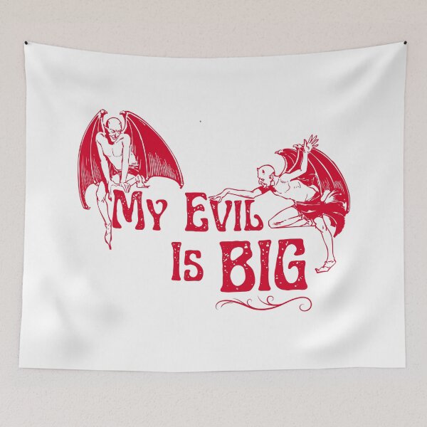 Item preview, My Evil is Big Creepy Demons, Red designed and sold by UNK-Fatigues.