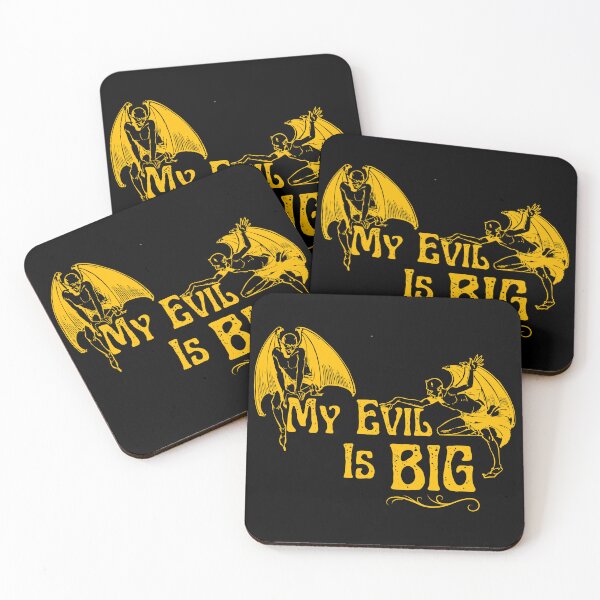 Item preview, My Evil is Big Creepy Demons, Yellow designed and sold by UNK-Fatigues.
