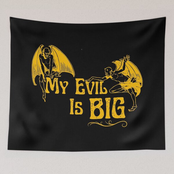 Item preview, My Evil is Big Creepy Demons, Yellow designed and sold by UNK-Fatigues.