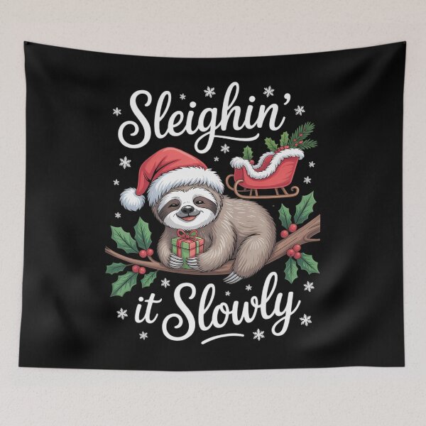 Item preview, Merry Slothmas Sloth Lover Xmas Animal Christmas designed and sold by papertaless.