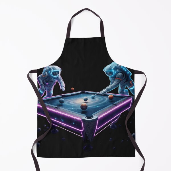 Item preview, Galactic Pool Night – Astronauts Playing Cosmic Billiards designed and sold by Vibepop.store.