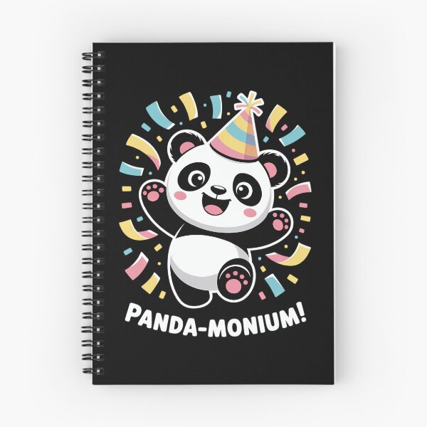 Item preview, Panda Panda-monium Cute Animal Pun Kawaii  designed and sold by papertaless.
