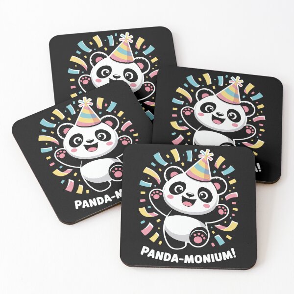 Item preview, Panda Panda-monium Cute Animal Pun Kawaii  designed and sold by papertaless.