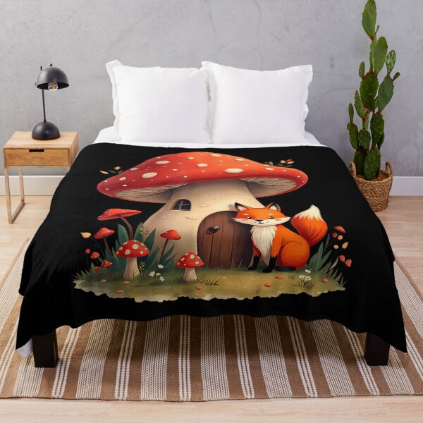 Item preview, Fox In Mushroom House designed and sold by KelseyYasuko.