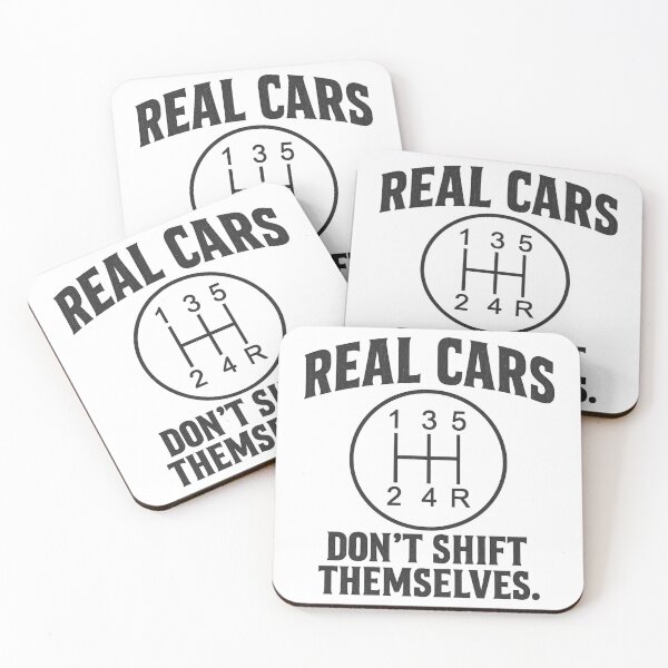 Item preview, Real Cars Don’t Shift Themselves  designed and sold by louzza  shop.