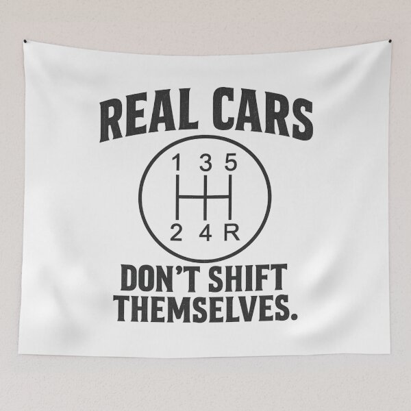 Item preview, Real Cars Don’t Shift Themselves  designed and sold by louzza  shop.