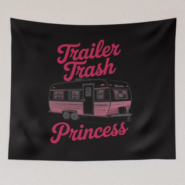 Item preview, Trailer Trash Princess Hiking Trailer Park Camping designed and sold by CareTopping.