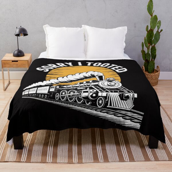 Item preview, Train Sorry I Tooted Locomotive Railroad Men Boys Kid designed and sold by CareTopping.