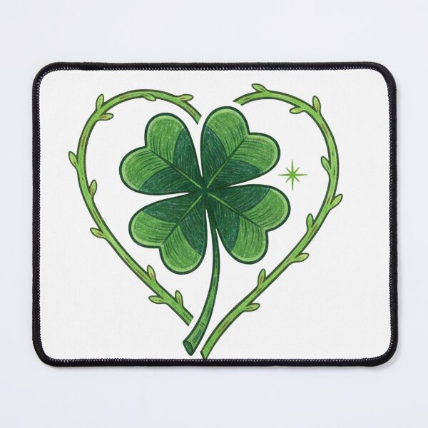 Item preview, Lucky Love Vine Emerald Heart Charm Thorn & Clover Bliss. designed and sold by ZyVoAli.