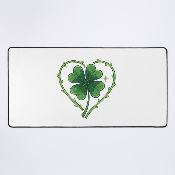 Item preview, Lucky Love Vine Emerald Heart Charm Thorn & Clover Bliss. designed and sold by ZyVoAli.