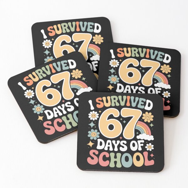 Item preview, Teacher School I 67 Classic Days Student Meme Survived of 67 Funny designed and sold by SteveSaccoro.