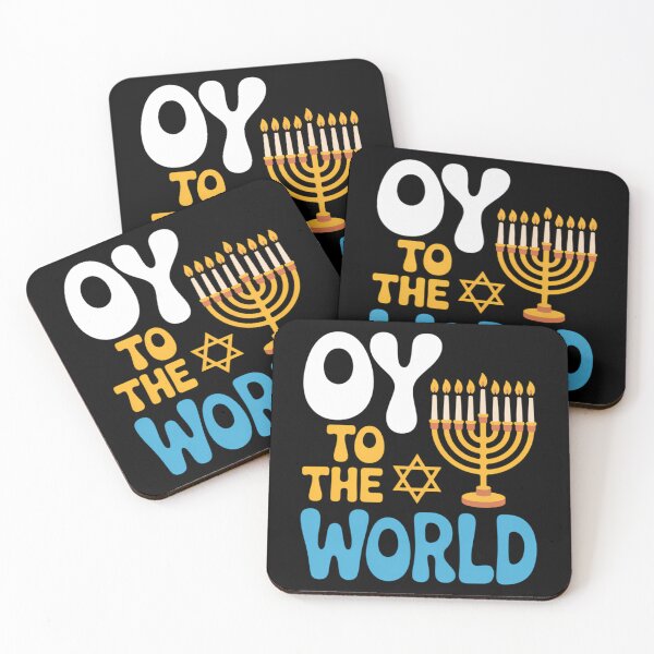 Item preview, Oy To The World, Happy Hanukkah designed and sold by papertaless.