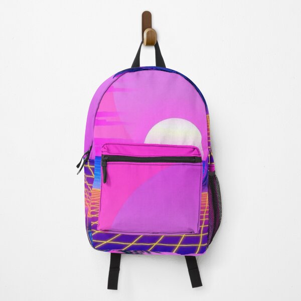 Item preview, Synthwave Sunset Island Grid - Vaporwave Aesthetic Art designed and sold by EllDAV777.