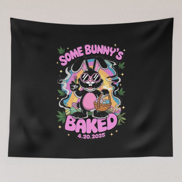 Item preview, Some Bunny's Baked Easter Bunny Weed Smoking Rabbit designed and sold by TAYLOROUSDALE.
