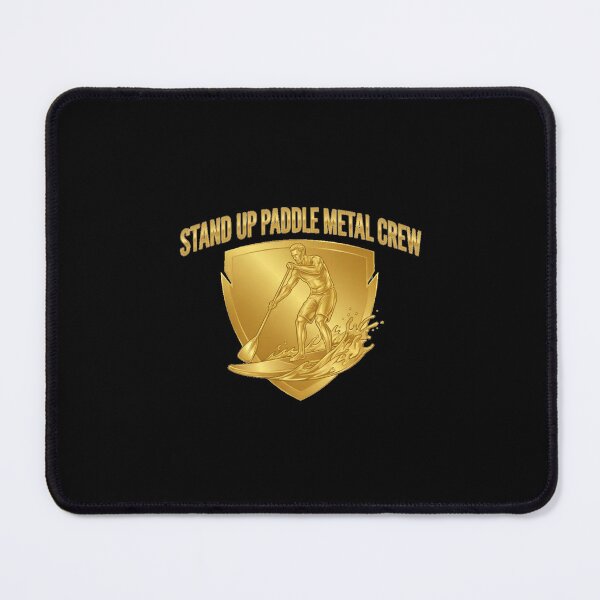 Item preview, Stand Up Paddle Metal Crew – Golden SUP Emblem designed and sold by SeaPolar.