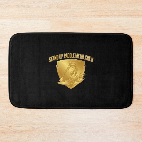 Item preview, Stand Up Paddle Metal Crew – Golden SUP Emblem designed and sold by SeaPolar.
