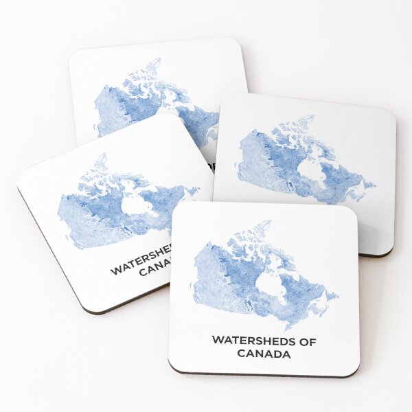 Item preview, Watersheds of Canada designed and sold by Half Serious.