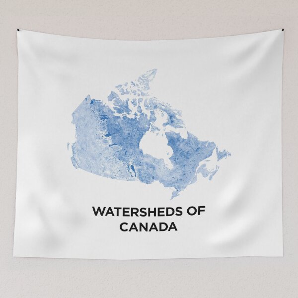 Item preview, Watersheds of Canada designed and sold by Half Serious.