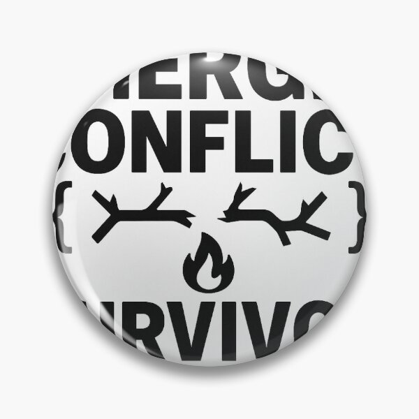 Item preview, Merge Conflict Survivor – Developer Meme Sticker designed and sold by techy-rrr.