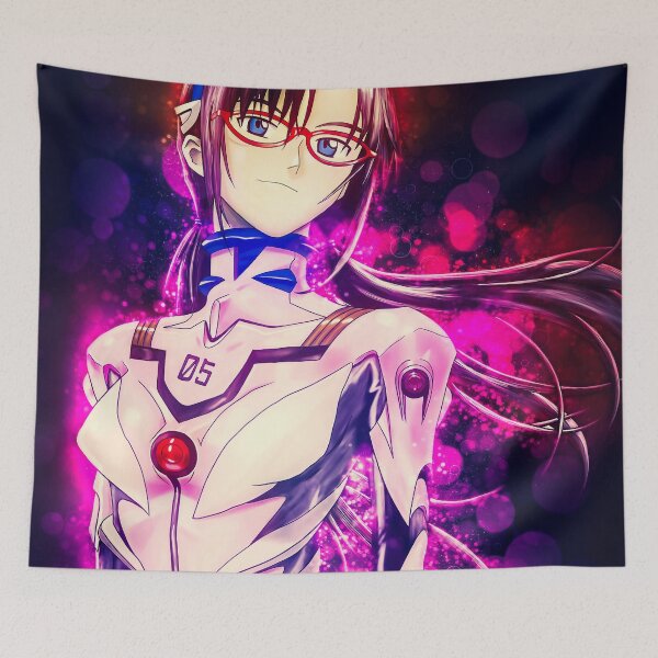 Item preview, Radiant Power Makinami Mari Illustrious Neon Genesis Evangelion Futuristic Glow designed and sold by thedarvills.