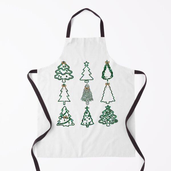 Item preview, Irridescent Glitter Christmas Trees and Ribbon designed and sold by DivineHaven.