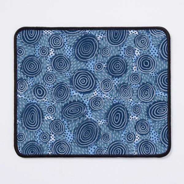 Item preview, Abstract Blue Swirls designed and sold by OhMyStarling.