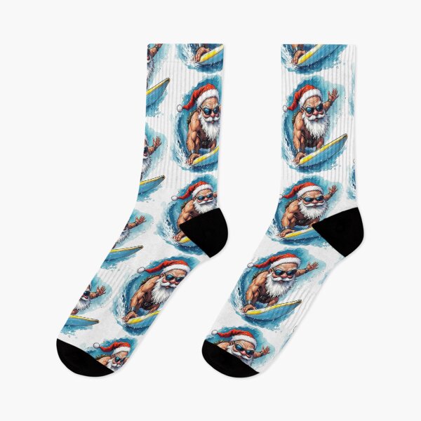 Item preview, Santa surfista designed and sold by ArtShare.