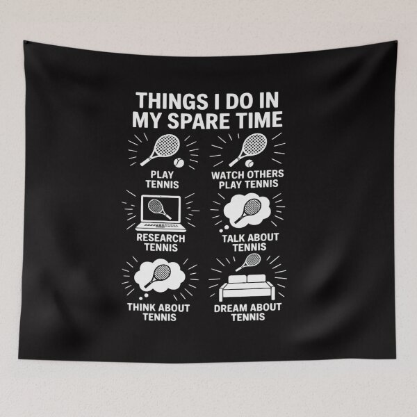 Item preview, Things I Do In My Spare Time - Tennis Player designed and sold by CareTopping.