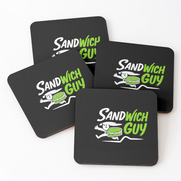 Item preview, Sandwich Guy Running With A Sandwich Standing With Antifa At Heart designed and sold by auna-quade.