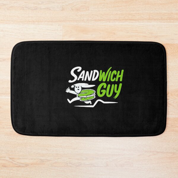 Item preview, Sandwich Guy Running With A Sandwich Standing With Antifa At Heart designed and sold by auna-quade.
