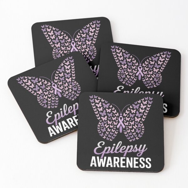 Item preview, Epilepsy Awareness Butterfly Ribbon designed and sold by Formatage.